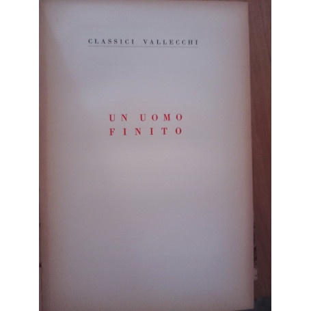 Un uomo finito