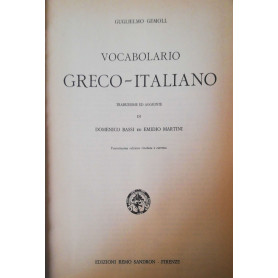 Vocabolario Greco-Italiano