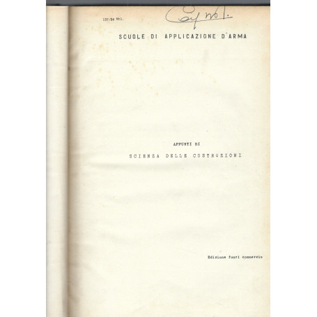 APPUNTI DI SCIENZA DELLE COSTRUZIONI
