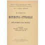 Elementi di Matematica Attuariale - Teoria Matematica della Previdenza