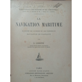 La navigation maritime