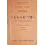 Tavole di logaritmi con cinque decimali