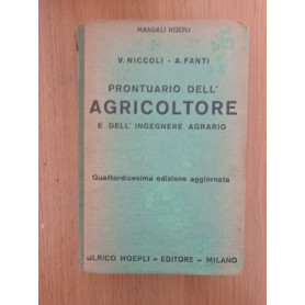 Prontuario dell'agricoltore e dell'ingegnere agrario