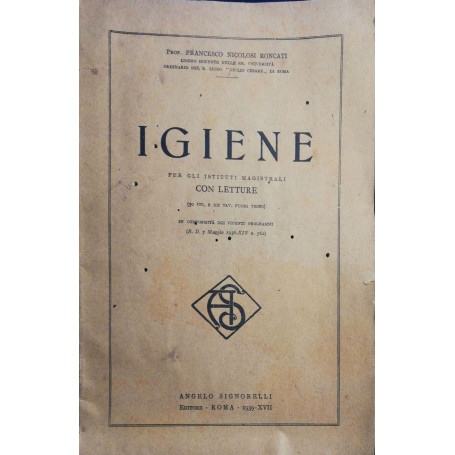 Igiene per gli istituti magistrali
