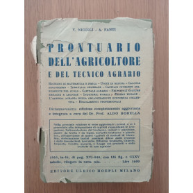 Prontuario dell'agricoltore e del tecnico agrario