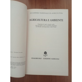 Agricoltura e ambiente