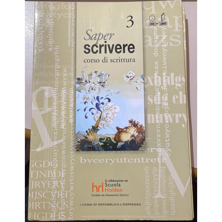 Saper Scrivere corso di scrittura vol.3 Libro +DVD
