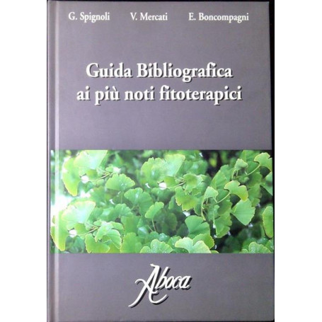 Guida bibliografica ai più noti fitoterapici