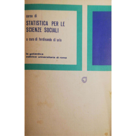 Statistica per le scienze sociali