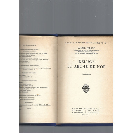 DELUGE ET ARCHE DE NOE'