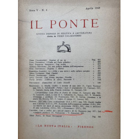Il Ponte Anno V N. 4