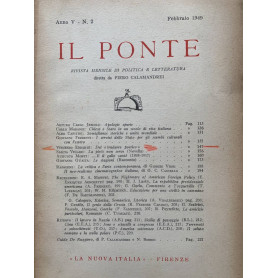 Il Ponte Anno V N. 2