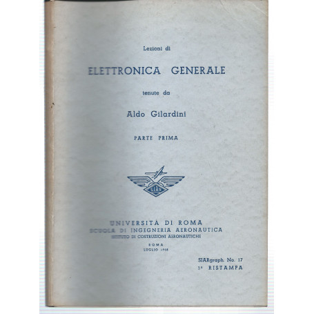Lezioni di elettronica generale - Parte prima
