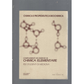 COMPLEMENTI E ESERCIZI DI CHIMICA ELEMENTARE