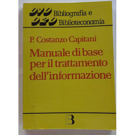 Manuale di base per il trattamento dell'informazione