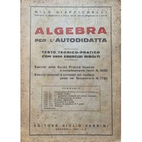 Algebra per l'autodidatta