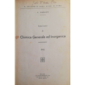 Lezioni di Chimica Generale ed Inoranica