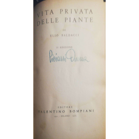 Vita privata delle piante