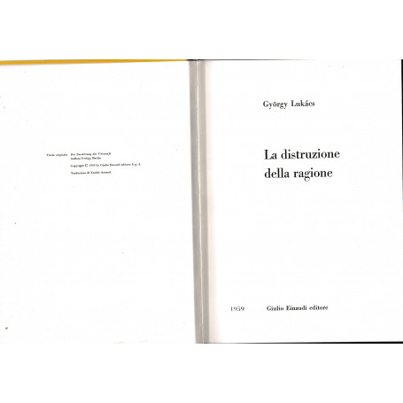 La distruzione della ragione