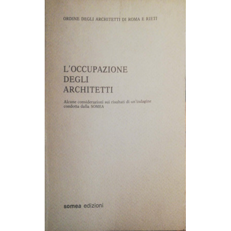 L'occupazione degli architetti