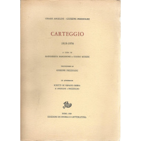 Carteggio 1919-1976