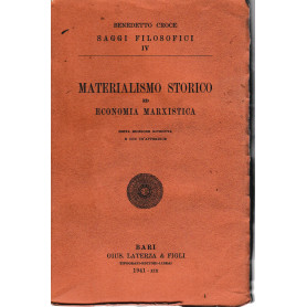 Materialismo storico ed economia marxistica