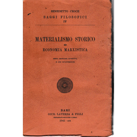 Materialismo storico ed economia marxistica