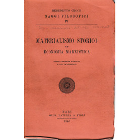Materialismo storico ed economia marxistica