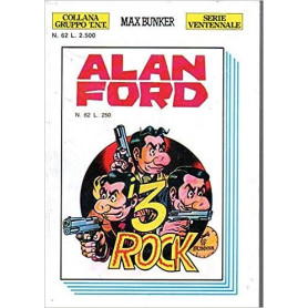 Alan Ford Gruppo TNT Serie Ventennale 62 I tre Rock