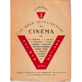 Le rà´le intellectuel du cinéma