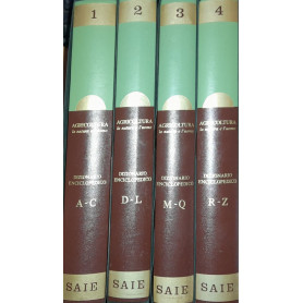 Agricoltura la natura e l'uomo. Dizionario enciclopedico (4 volumi)
