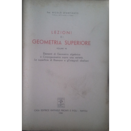 Lezioni di geometria superiore. Volume VII