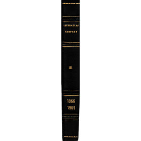 Chemical abstracts & Litterature survey  1966- 1969  vol. 3