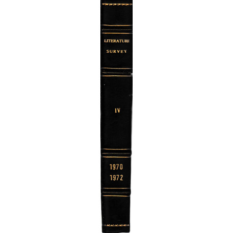 Chemical abstracts & Litterature survey 1970-1972  vol. 4