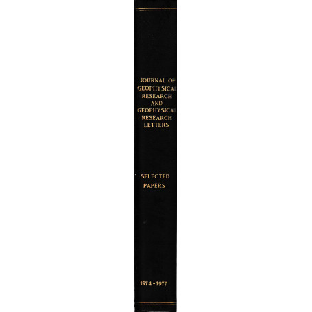 Journal of Geophisical research and Geophisical research letters. Selected papers 1978-1980 vol.79 no. 3