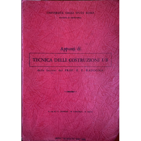 Appunti di tecnica delle costruzioni I/B