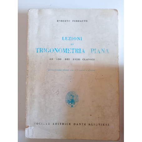 Lezioni di trigonometria piana