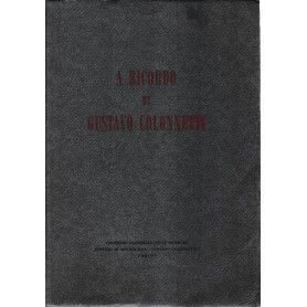 A ricordo di Gustavo Colonnetti