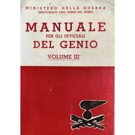 Manuale per gli ufficiali del genio. Volume III