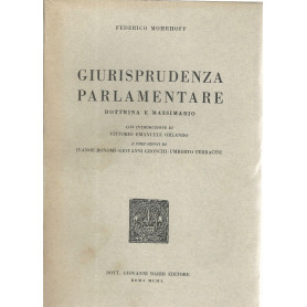 Giurisprudenza parlamentare. Dottrina e massimario