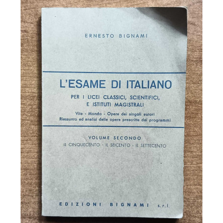 L'esame di italiano