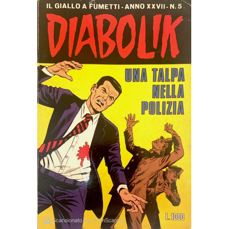 Diabolik una talpa nella polizia Anno XXVII n. 5