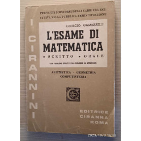 L'esame di matematica