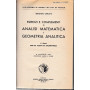 Analisi matematica e geometria analitica. 1^ parte.