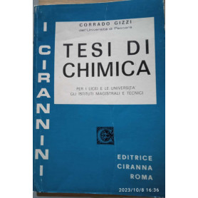 Tesi di chimica