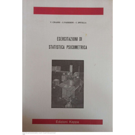 Esercitazioni di statistica psicometrica