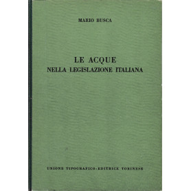 Le acque nella legislazione italiana