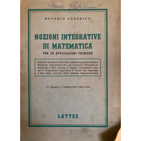 Nozioni integrative di matematica