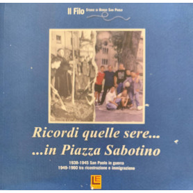 Ricordi quelle sere..in Pazza Sabotino