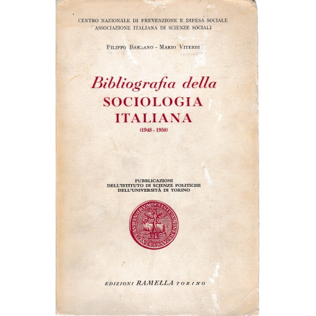 Bibliografia della sociologia italiana (1948-1958)